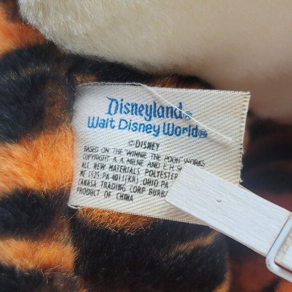 Disney Tigger Plush Stuffed Animal Orange Black 15" Winnie The Pooh Striped Toy - Picture 8 of 9